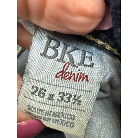 BKE (THE BUCKLE) PAYTON BOOT CUT WOMENS JEANS Mid rise sz26L 33 1/2 Length - Picture 8 of 8